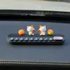 Gato da Sorte Placa de Estacionamento Temporário para Carro Placa de Celular para Carro de Meninas Placa de Número de Telefone para Carro Ornamentos Itens Decorativos