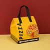 Bolsa Térmica para Pizza, Bolsa Especial para Llevar, Bolsa Desechable con Aislamiento de Papel de Aluminio, Bolsa Tote Extra Grande para Hornear Pasteles
