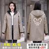 Overol Delantal de Manga Larga con Forro Polar para Adulto Moda Coreana Ropa de Trabajo para Mujer Abrigo de Trabajo Abrigo de Protección Laboral Trabajo Otoño e Invierno