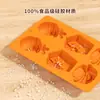 Molde para Pastel de Silicona de Grado Alimenticio, 6 Piezas Halloween DIY Cabeza de Calabaza Araña Momia, Exclusivo Transfronterizo de Amazon