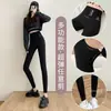 Outono 2023 Roupa Calças Barbie com forro de fleece Calças Tubarão Justas para Yoga Calças Justas Quentes Espessadas Leggings para Mulheres Outono