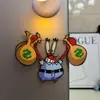 Imanes Giratorios para Refrigerador de Bob Esponja y Patricio Estrella, Sr. Decoraciones para Muebles, Coleccionables y Regalos Temáticos de Krabs de Xiaohongshu