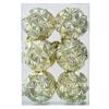 Amazon Transfronteiriça Nova Bola de Natal 6cm Formato Especial Pintada Plástico Galvanizado Conjunto de Bolas Caixa de PVC Decoração
