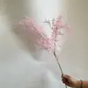 Flores Artificiales de Astas Paisajismo de Bodas Plantas Verdes Oficina Sala de Estar Decoración Suave Pino Silvestre Artificial Hierba de Espárrago Flores Secas