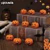 Halloween Creativo Dibujo Animado Cabeza de Calabaza Coche de Tracción Trasera Juguetes para Niños Niños y Niñas Festival de Fantasmas Calabaza Juguetes de Tracción Trasera