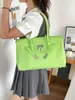 Bolsa de Gelatina de Mano Bolso Tote Platino para Mujer 2026 Nuevo Estilo de Verano PVC Color Sólido Gran Capacidad Bolso de Hombro Versátil