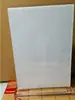 Tarjeta de mesa vertical a4 letrero de escritorio soporte para tarjetas de vidrio en forma de T tarjeta para bebidas soporte para tarjetas de exhibición archivo transparente