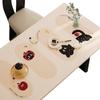 Mantel, No Lavable, Impermeable, Resistente al Aceite, Antideslizante, Mantel para Mesa de Comedor, Gama Alta, Lujo Ligero, Mantel para Mesa de Café de Sala de Estar, Protector de Escritorio