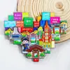 Serie GuangxiNanning Yongcheng Ciudad VerdeLugar Escénico Zhuangxiang Imán para Refrigerador Souvenir Turístico Cultural y Creativo Pegatina Magnética