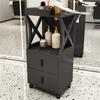 Gabinete de Herramientas para Salón de Belleza Espejo de Peluquería Escritorio Cajón Especial para Cortar el Cabello Taquilla de Madera Gabinete de Trabajo para Barbería