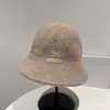 Sombrero de Cubo Nuevo Estilo Coreano Otoño e Invierno para Mujer, Moda Simple Japonesa, Sombrero de Cubo Adelgazante, Caliente Versátil de Moda para Exteriores