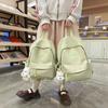 Mochila estilo japonês, mochila macia para meninas, mochila fofa para meninas, estudante do ensino fundamental, mochila escolar leve, bolsa de computador de grande capacidade