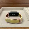 Adecuado para la Correa del Reloj Xiaomi Mi Band 11, Estilo Delgado Bloque de Color con Hebilla Doble, Correa de Repuesto de Cuero para Xiaomi 9/8 Nfc