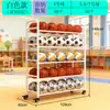 Rack de Armazenamento de Basquete de Aço Suporte de Basquete Jardim de Infância Escola Vôlei Futebol Ginásio Rack Móvel de Armazenamento de Bolas