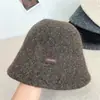 Nuevo Sombrero de Cubo Cálido de Felpa 2026 para Mujer, Otoño e Invierno Casual Estilo Coreano Versátil Pequeño para Adelgazar la Cara Sombrero de Pescador