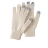 Luvas 100% Caxemira Pura para Homens e Mulheres, Inverno Acolchoadas Quentes Tela Sensível ao Toque Dedos Divididos Elegantes para Deslocamento Luvas de Tricô de Caxemira