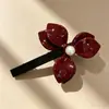 Pinza para el pelo de perla sintética para flequillo y frente, pinza para flequillo, pinza bb, pasador recto popular, accesorio para el pelo modelo nuevo 2026