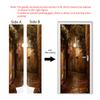 Shangyi - Adhesivo decorativo para puerta de madera simple y creativo de PVC, impermeable, para armario, dormitorio, cocina, refrigerador, venta al por mayor