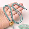 Cuerda colgante con nudo chino y hebilla de seguridad, joyería de jade, cuerda de joyería dorada, venta al por mayor, estilo antiguo, collar de doble eslabón, cuerda