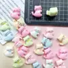 Mini Accesorios DIY de Resina de Perro y Gato de Dibujos Animados Pegamento de Crema Pasador Hecho a Mano Accesorios para Funda de Teléfono Móvil Hebilla de Zapato