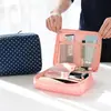 Bolsa de Viagem Estilo Coreano Feminina Impermeável Bolsa de Armazenamento para Artigos de Higiene Pessoal Portátil para Viagem de Negócios Simples Bolsa de Maquiagem Armazenamento Bolsa de Higiene Pessoal