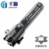 Lanterna de Luz Forte Nova Multifuncional Transfronteiriça de Longo Alcance para Exterior Martelo Quebra-Vidro Roda Zoom Dupla Fonte de Luz Lanterna Recarregável