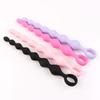 Tapón anal de silicona, cuentas anales, cuentas para la espalda, tapón anal, suministros para adultos, tapón anal grande, dispositivo de masturbación anal unisex