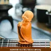 Huineng Monge Zen Monginho Mercadorias para Escritório em Casa Decorações de Mesa de Chá Boneco de Desenho Animado Artesanato de Resina