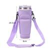 Funda para Vaso Termo de Gran Capacidad Seleccionada Cuidadosamente con Cuerda para Transportar, Correa para Llevar en Diagonal, Funda para Vaso de Hielo de 40 oz, Funda para Vaso de Agua de Material de Buceo