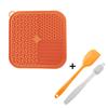 Tapete para lamer para mascotas Amazon Utensilios de silicona para comida de mascotas Ventosa Tapete para lamer Tapete para comida lenta Anti atragantamiento Plato para comida lenta Tapete para lamer para perros
