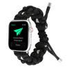 Adequado para Apple Apple Watch 1/2/3/4/5/6 Paracord Nut Stretch Pulseira iWatch Pulseira de Tecido Trançado