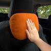 Cojín lumbar para reposacabezas de coche de gamuza, suave y cómodo, almohada para el cuello de coche, universal para las cuatro estaciones, transpirable, almohada para coche