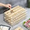 Tapete para Cubrir Empanadas Antiadherente de Grado Alimenticio Doméstico Caja para Empanadas Refrigerador Espesada Cocina Apilable Almacenamiento Bandeja para Empanadas