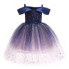 Vestido para Meninas Exportação Roupa Infantil Vestido Vermelho Infantil Frozen Elsa Performance Vestido de Princesa Saia Infantil Saia Tutu