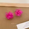 Fin de Semana Vitalidad Primavera y Verano Coloridos Pendientes Florales Dopamina para Mujer 2025 Nuevo Estilo Caliente Pendientes de Alta Gama Pendientes de Botón
