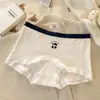 Novedad 2026, calzoncillos bóxer de algodón puro para niñas, con diseño de perro de béisbol, tiro medio, tela antibacteriana 10A y fuelle extendido