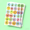 Pegatinas de Animales para Niños Pegatinas para Bebés Guardería Inspiración Ánimo Flor Roja Pequeña Rollo de Recompensa Pegatinas Pequeñas