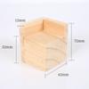 Base elevada de madera maciza para mesa, almohadilla para pata de mesa, almohadilla para pata de cama, bloque de pie, almohadilla elevada, bloque de madera elevado para muebles de sofá