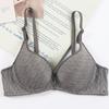 Nova cross-border underwear das mulheres pequeno peito push up sutiã ajustável com anel de aço fino sutiã respirável em estoque atacado