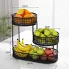 Plato de Frutas, Cesta de Almacenamiento de Plato de Frutas de Múltiples Niveles para Sala de Estar y Casa de Té, Estante de Almacenamiento de Frutas, Estante para Platos de Snacks, Cesta de Frutas