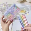 Plumones Resaltadores de Colores Apilables, Plumones Creativos de Doble Punta, Estéticamente Agradables, Tinta que No se Desborda, Marcadores Multifuncionales para Estudiantes para Resaltar Puntos Clave