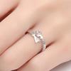 Anel de combinação simples estilo coreano, joia de mão para estudantes, coroa, retrô, ajustável, fashion, presente de personalidade, diamante