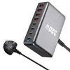 Cargador de Escritorio PD de 320W 4C4A Nitruro de Galio Cargador de Escritorio Multipuerto Nuevo Adaptador de Computadora para Teléfono Móvil de 440W