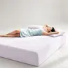 Conjunto de Lençol de Cama de Veludo Morandi para Yoga de Inverno Três Peças Cor Sólida Leite Veludo Capa de Cama Antiderrapante Protetor de Colchão