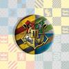 Broche de hojalata de Harry Potter con diseño de dibujos animados de 44 mm para mochilas.