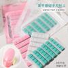 Almohadilla para uñas pegamento arcilla Plastilina rosa Mopa para uñas arcilla base de práctica fija para almohadilla de uñas herramienta especial pegamento de barro