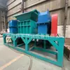 Triturador de metal multifuncional de eixo duplo grande para para-choque, alumínio bruto, ponte quebrada, alumínio, equipamento de trituração por cisalhamento, reciclagem de resíduos