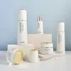 Embalagem de Vidro para Cosméticos de Luxo Frasco Cilíndrico para Tônico Essência Loção 40ml Frasco para Creme Facial 50g Atacado