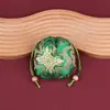 Bolsinhas de Brocado Estilo Antigo, Saquinhos Meia-Lua com Cordão de Contas, Bolsinhas Vazias, Sacos para Armazenamento de Presentes de Joias Atacado