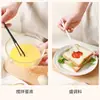 Palillo Mezclador de Plástico Cocina Multiusos Batidor Manual de Huevos Batidor de Masa para Crema Cuchara para Condimentos Postre